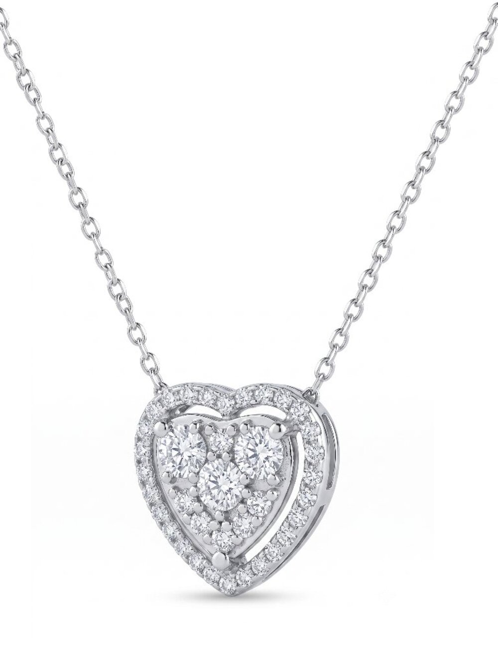 Heart Necklace - Charmed Aroma 925 Sterling Silver Necklace Collection